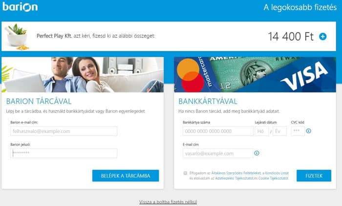 Barion fizetés