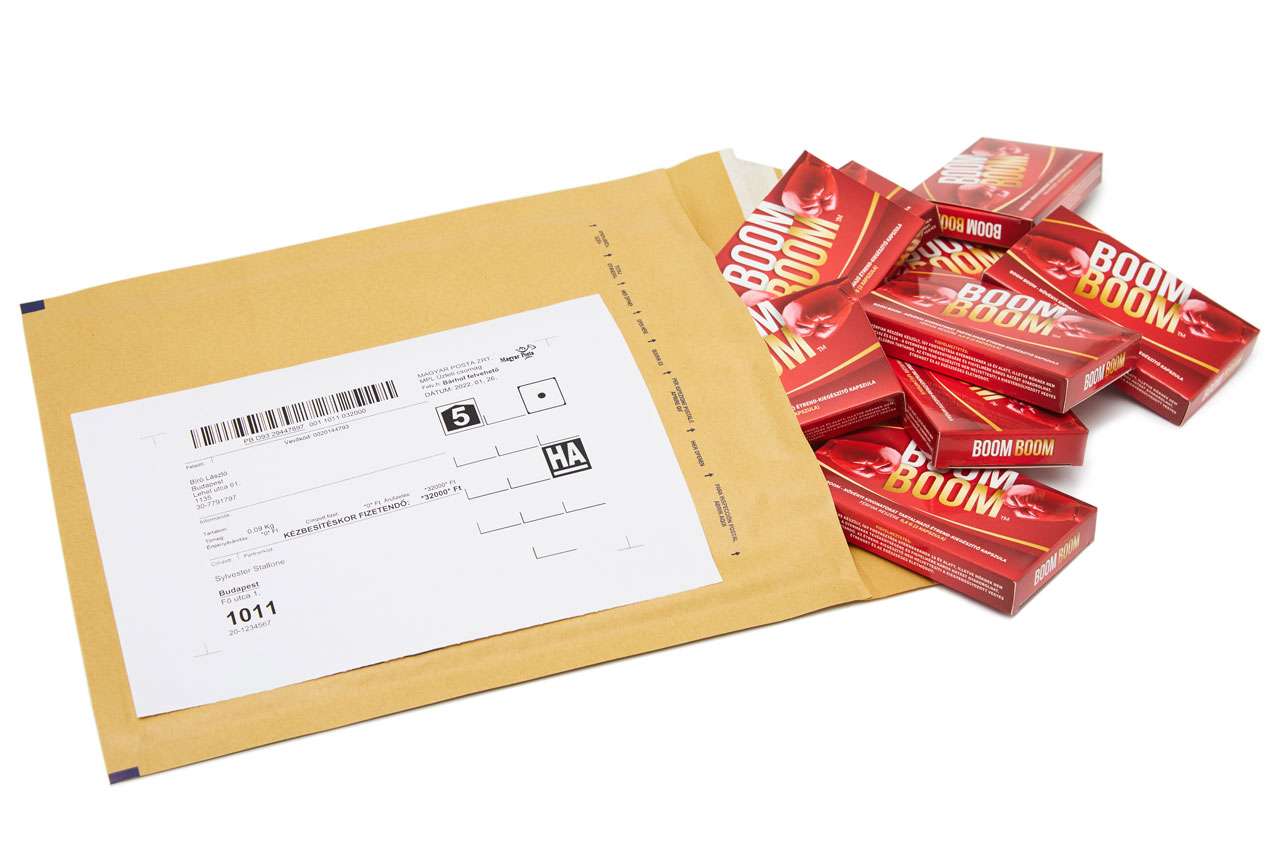 Ha bevált a Boom Boom, akkor rendelj 8 dobozt egyszerre! Most az ingyen szállítás mellett, további 1 dobozt ajándékba adunk!