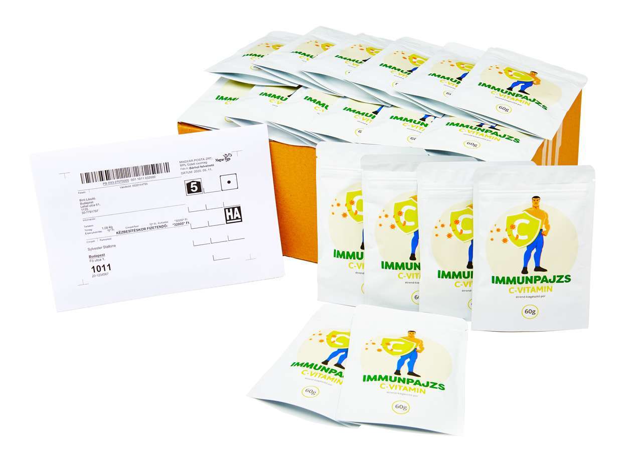Rendelj 16 tasakkal egyszerre, és 2 tasak ImmunPajzs C vitamint ajándékba adunk!