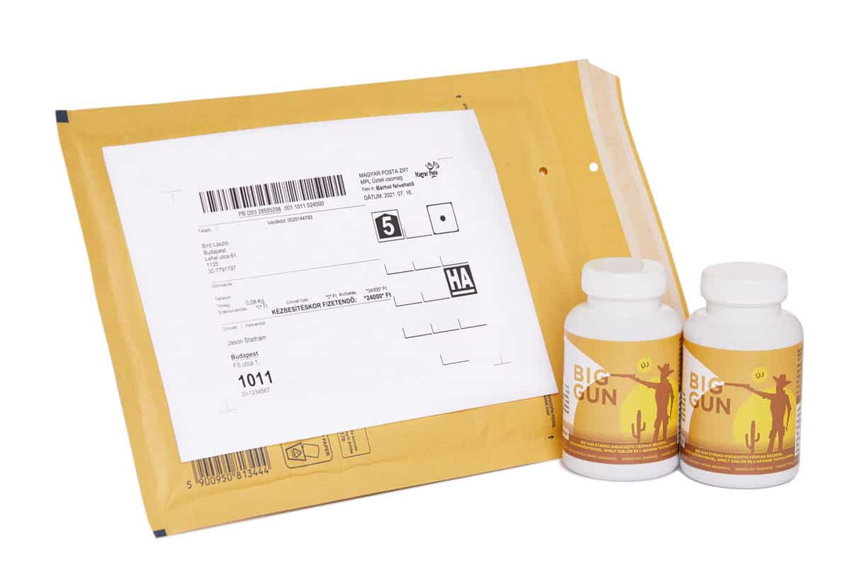 2 doboz Big Gun sperma növelő rendelése esetén ingyen szállítás belföldön