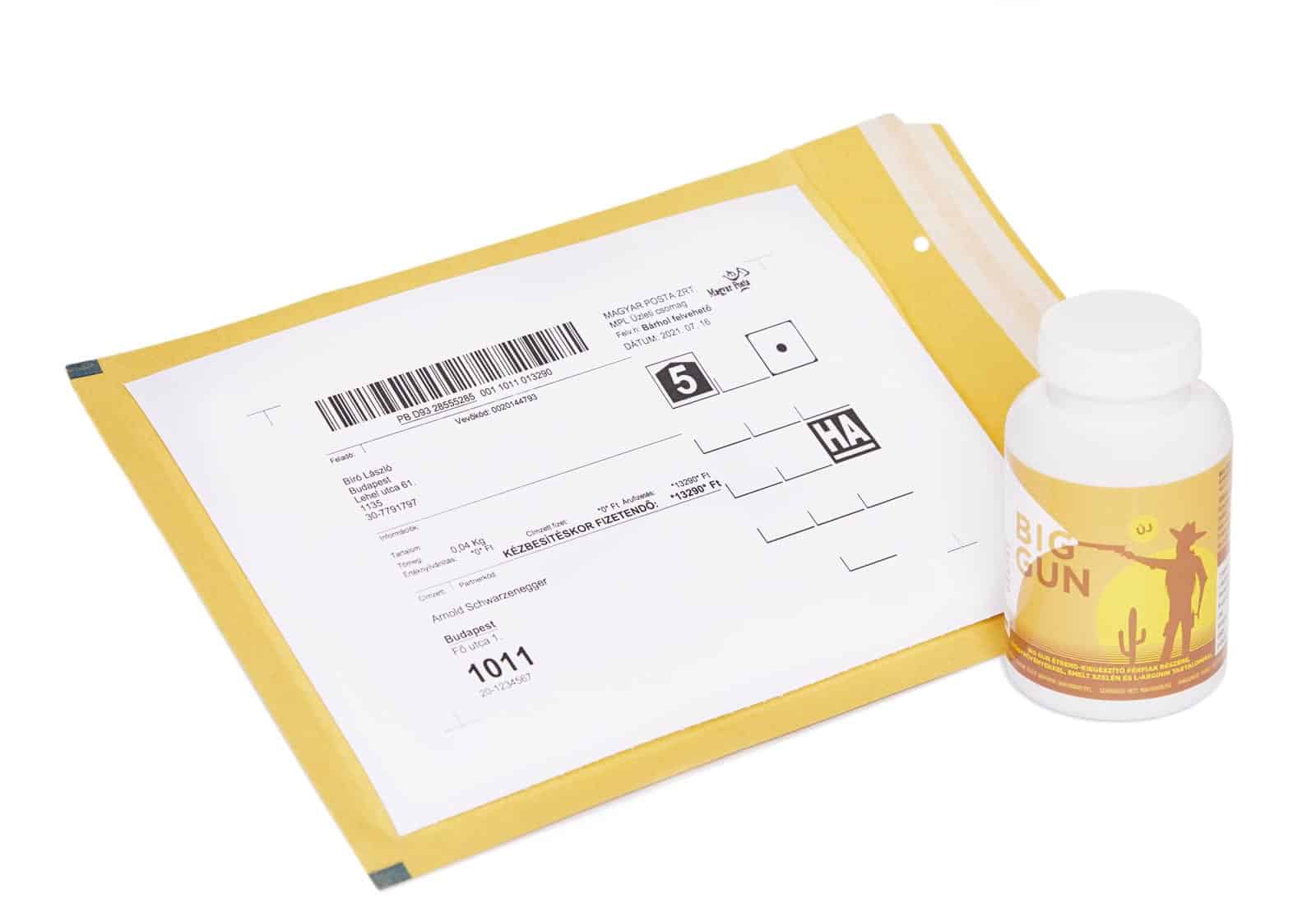 Nem kell aggódnod: a csomagolásból és címzésből nem derül ki, hogy mit rendeltél