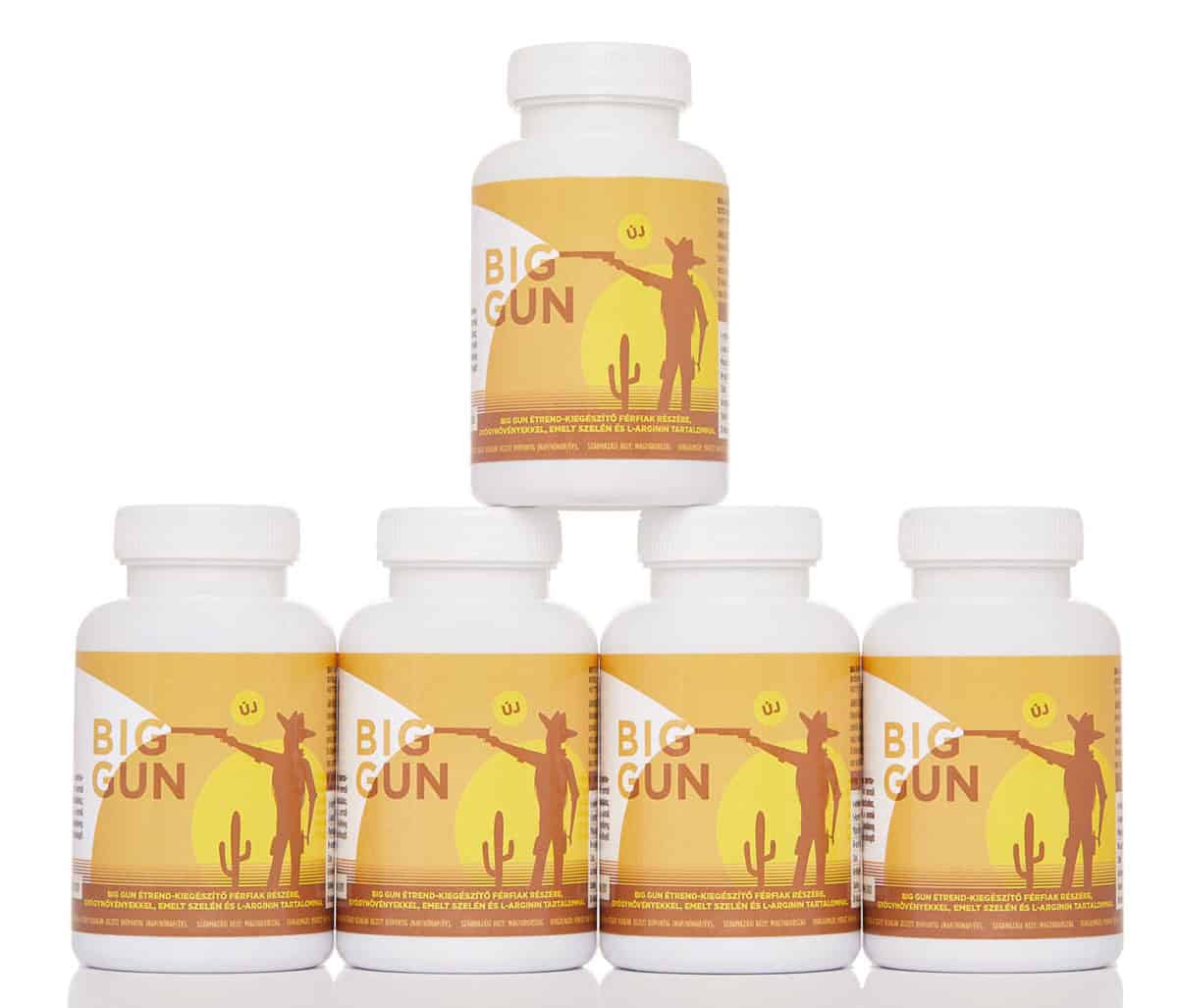 Próbáld ki egyik legnívósabb termékünket, a Big Gun sperma növelőt!