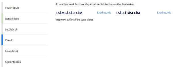 Címek beállítása 1