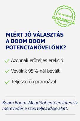 Boom Boom előnyök